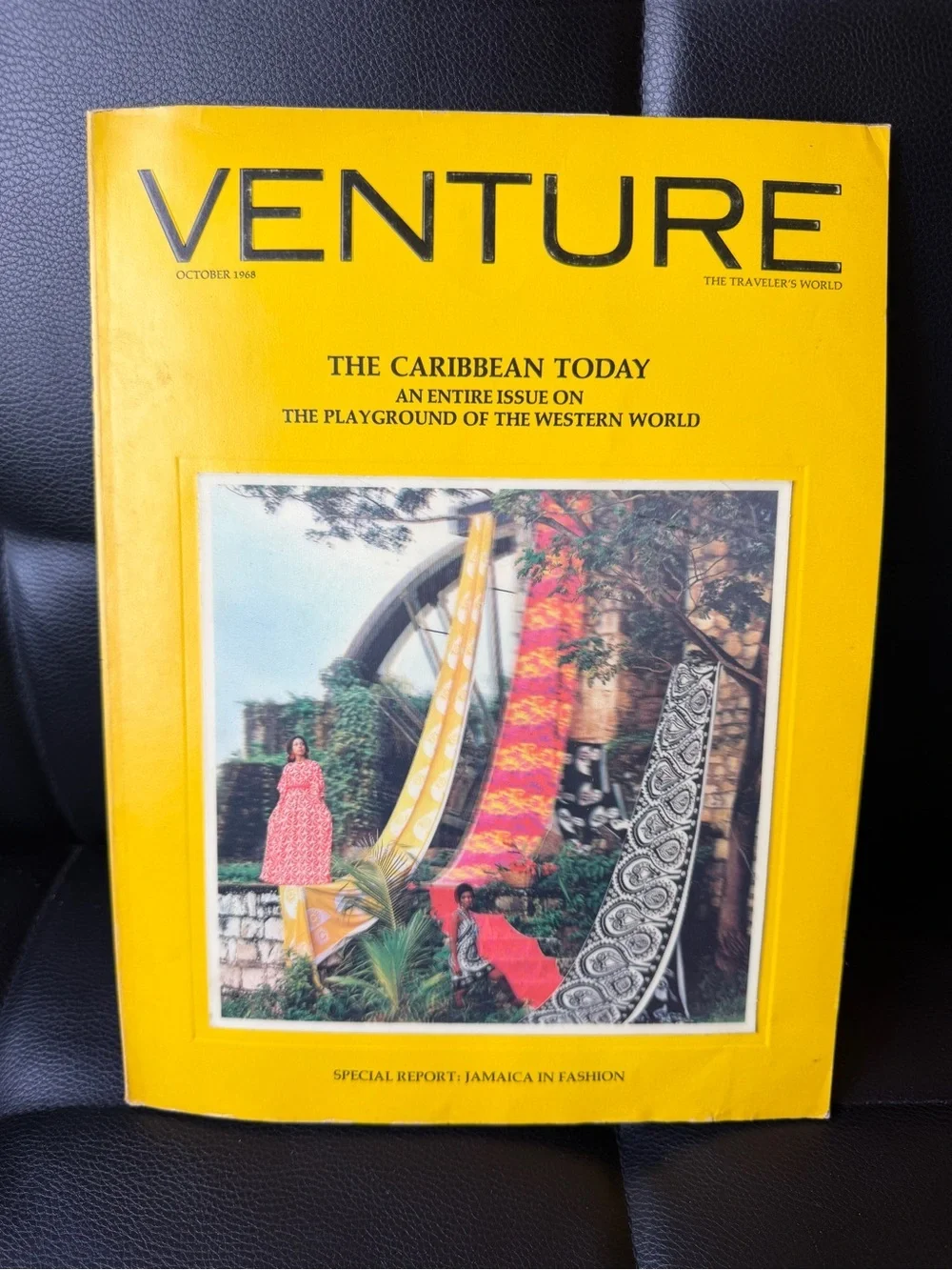 Venture Magazine - Bright Yellow Cover "The Caribbean Today" - Picture 1 of 5